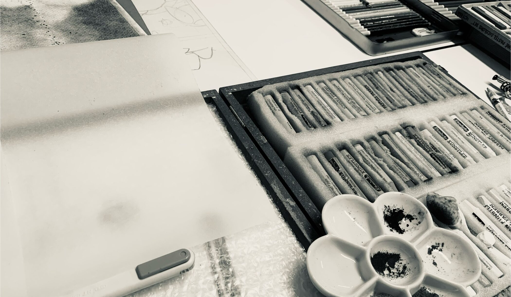 絵の道具の写真